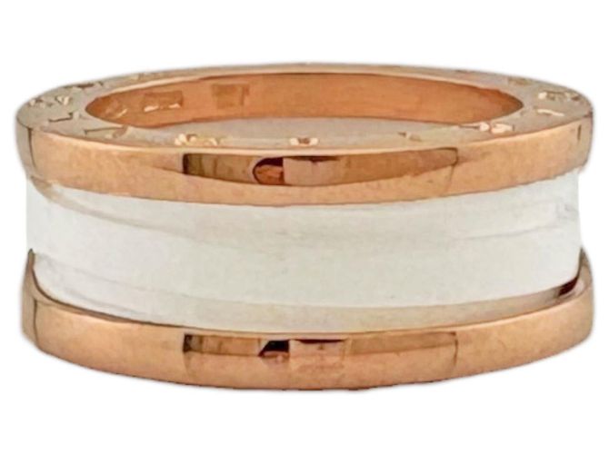 Bulgari Bvlgari B-zero.1 Ring aus weißer Keramik Pink - Ansicht 6