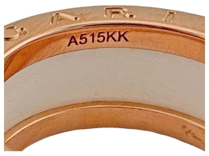 Bulgari Bvlgari B-zero.1 Ring aus weißer Keramik Pink - Ansicht 7