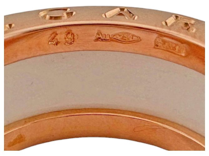 Bulgari Bvlgari B-zero.1 Ring aus weißer Keramik Pink - Ansicht 8