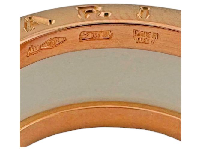 Bulgari Bvlgari B-zero.1 Ring aus weißer Keramik Pink - Ansicht 9