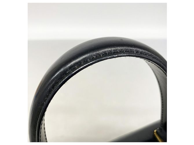 Borsa in pelle Gancini Salvatore Ferragamo Nero - vista 8