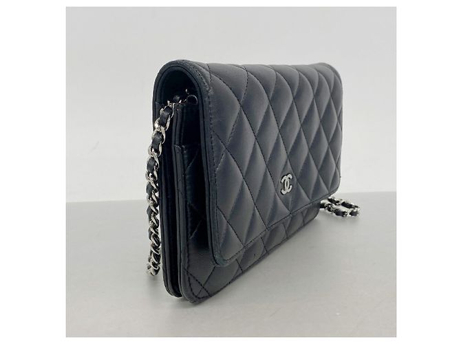 Cartera de hombro con cadena Chanel Matelassé Negro - vista 2