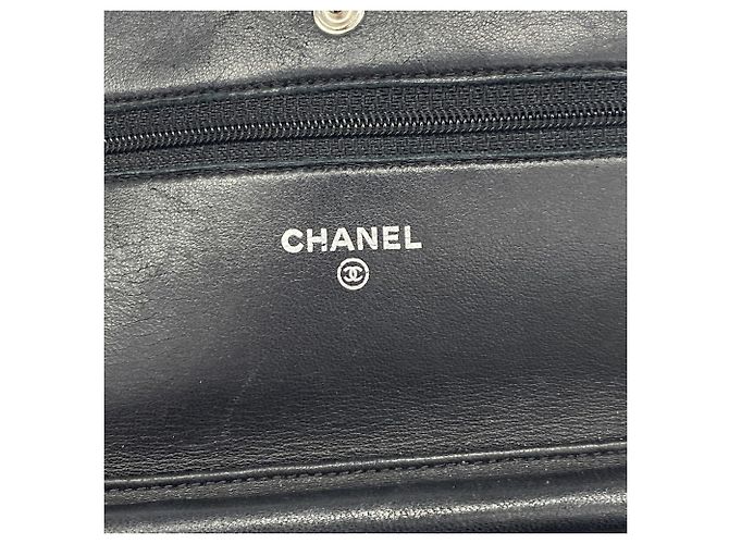 Cartera de hombro con cadena Chanel Matelassé Negro - vista 5