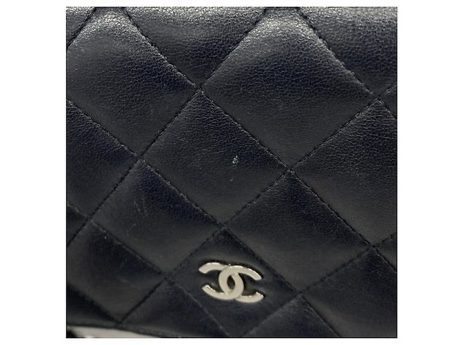 Cartera de hombro con cadena Chanel Matelassé Negro - vista 9