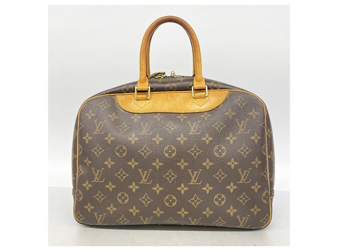 Louis Vuitton Monogram Deauville Handtasche Braun - Ansicht 12