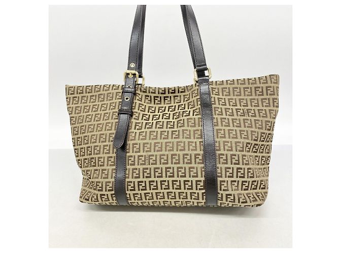 Fendi Zucchino Tote Bag Braun - Ansicht 11