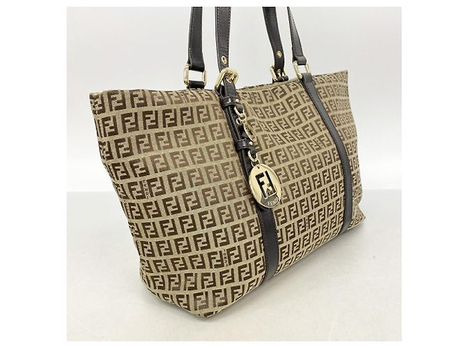 Fendi Zucchino Tote Bag Braun - Ansicht 2
