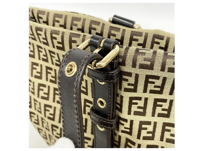 Fendi Zucchino Tote Bag Braun - Ansicht 9