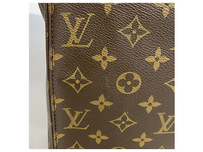 Bolso Tote Monogram Louis Vuitton Sac Plat Castaño - vista 10