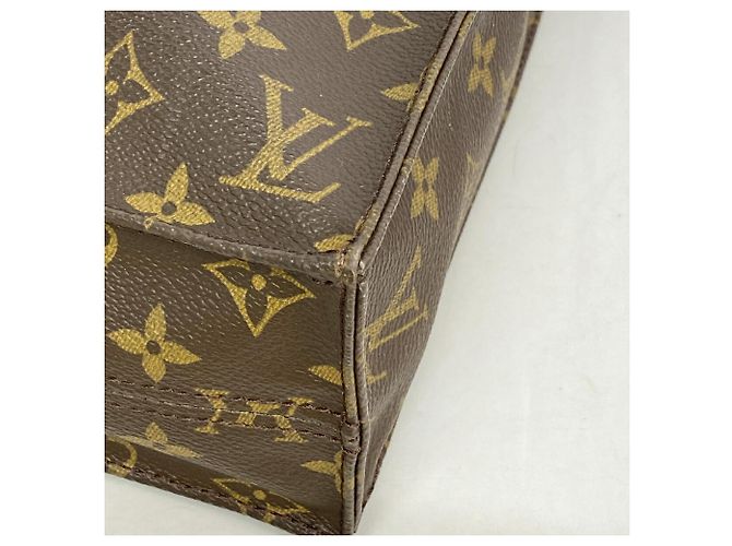 Bolso Tote Monogram Louis Vuitton Sac Plat Castaño - vista 6