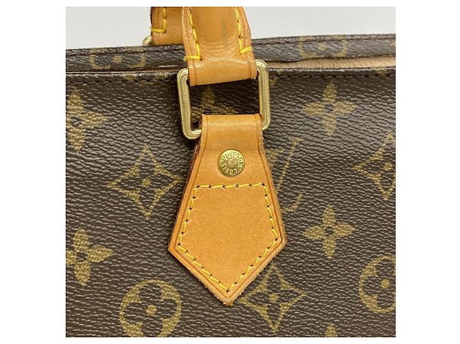 Bolso Tote Monogram Louis Vuitton Sac Plat Castaño - vista 9