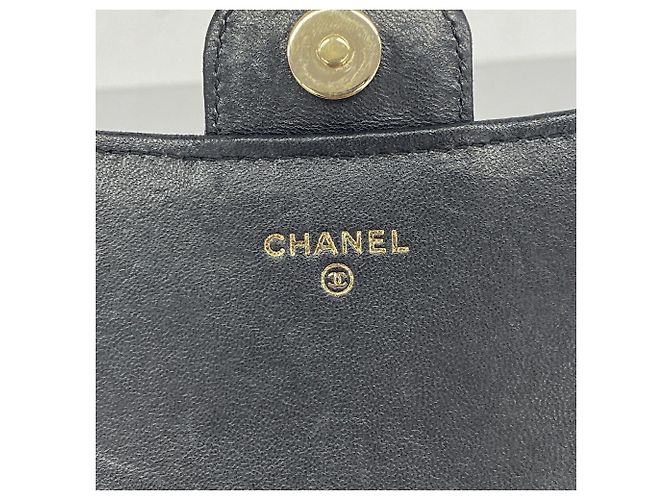 Portafoglio a spalla con catena Chanel Matelassé Nero - vista 5