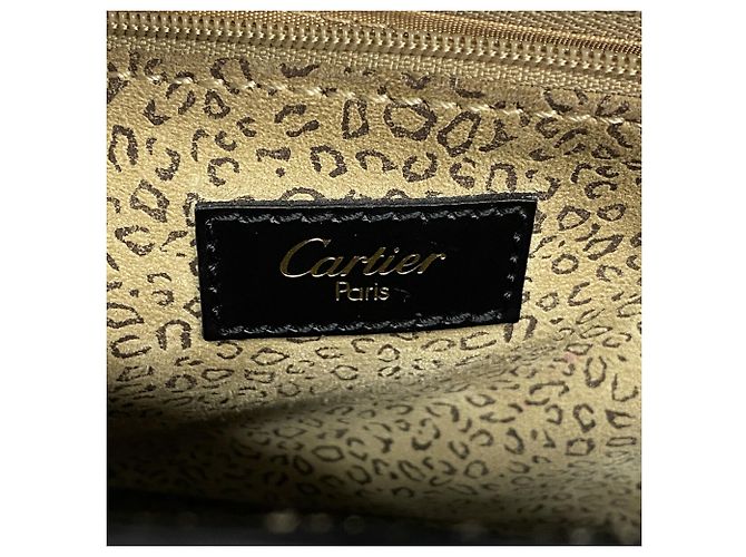Borsa in pelle Cartier Panthère Nero - vista 5