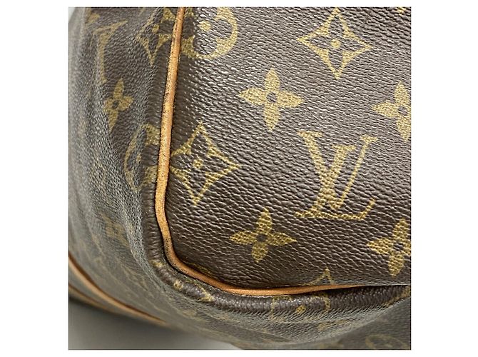 Louis Vuitton Boston Monogram Keepall 55 Castaño - vista 6