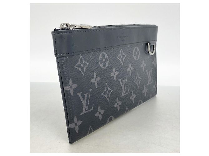 Louis Vuitton Monogram Eclipse Pochette Discovery PM M44323 Schwarz - Ansicht 2