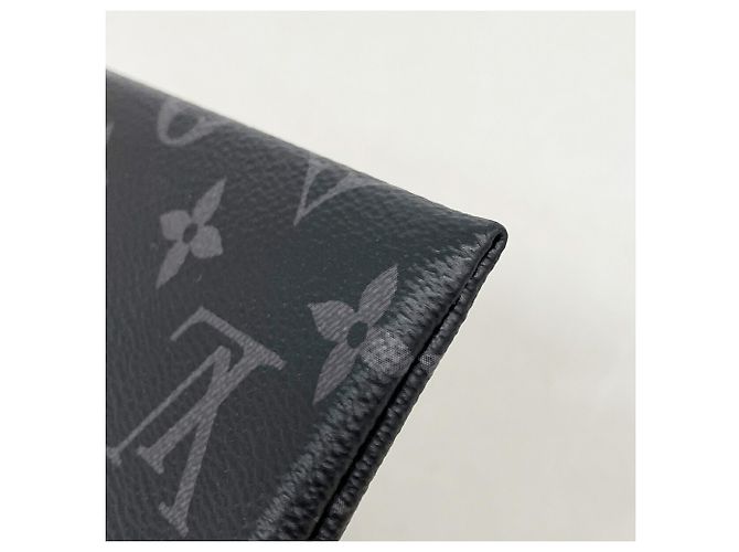 Louis Vuitton Monogram Eclipse Pochette Discovery PM M44323 Schwarz - Ansicht 6