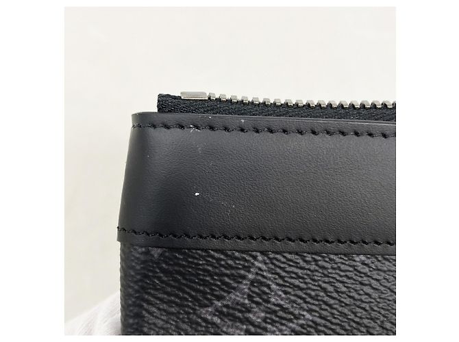 Louis Vuitton Monogram Eclipse Pochette Discovery PM M44323 Schwarz - Ansicht 7