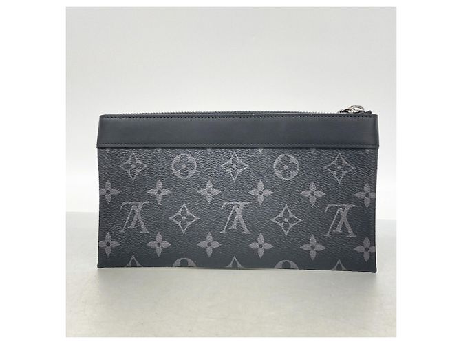 Louis Vuitton Monogram Eclipse Pochette Discovery PM M44323 Schwarz - Ansicht 9