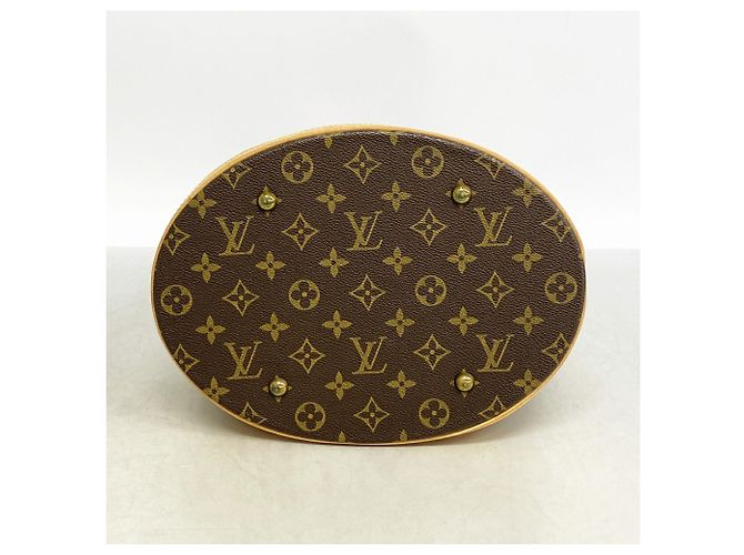 Bolso Tote Louis Vuitton Monogram Bucket GM Castaño - vista 3