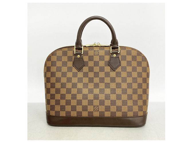 Borsa a mano Louis Vuitton Damier Alma N51131 Ebene Damier ebene - vista 10