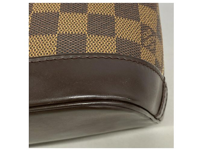 Borsa a mano Louis Vuitton Damier Alma N51131 Ebene Damier ebene - vista 7