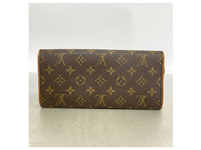 Louis Vuitton Monogram Pochette Twin GM Schultertasche Braun - Ansicht 9