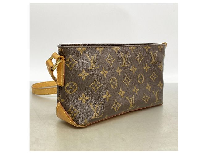 Bolso de hombro Louis Vuitton Monogram Trotteur Castaño - vista 2