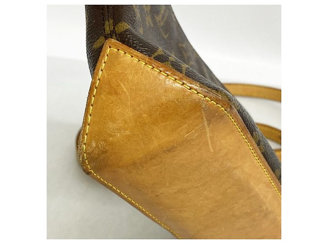Bolso de hombro Louis Vuitton Monogram Trotteur Castaño - vista 7