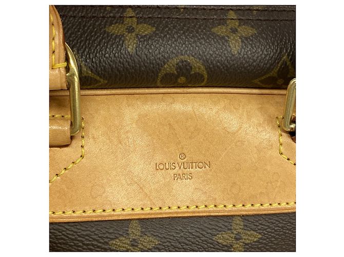 Borsa Louis Vuitton Monogram Deauville M47270 Marrone - vista 10