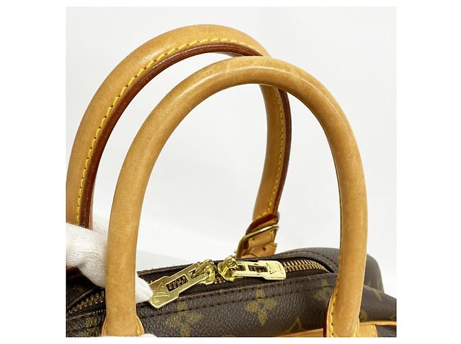 Borsa Louis Vuitton Monogram Deauville M47270 Marrone - vista 7