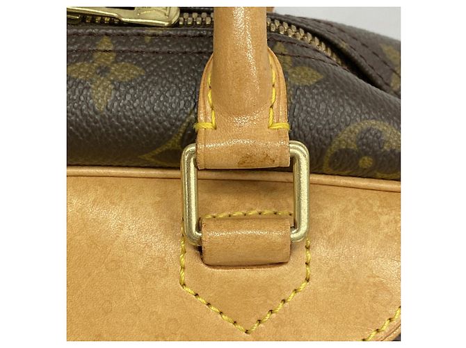 Borsa Louis Vuitton Monogram Deauville M47270 Marrone - vista 8