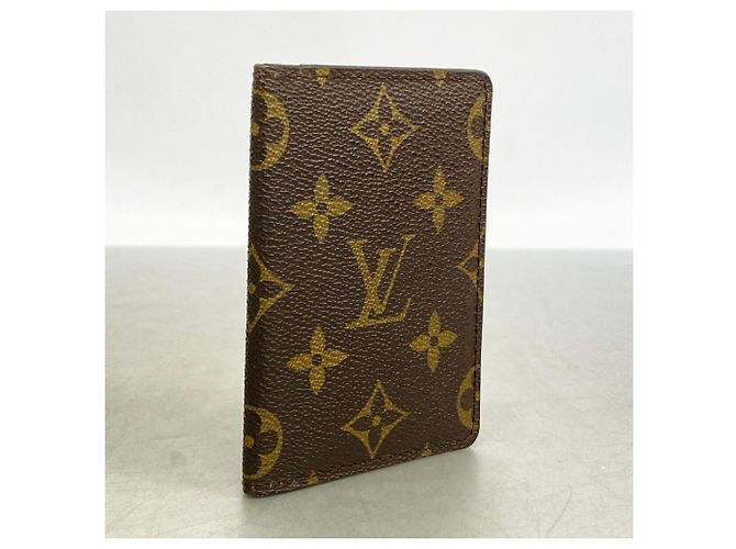 Louis Vuitton Monogram Organizer de Poche Card Case Marrone - vista 2