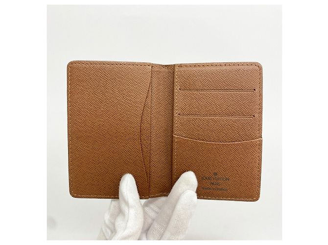 Louis Vuitton Monogram Organizer de Poche Card Case Marrone - vista 3