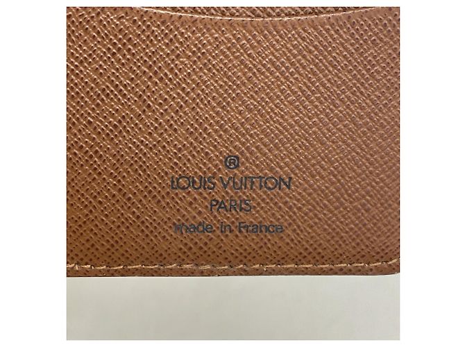Louis Vuitton Monogram Organizer de Poche Card Case Marrone - vista 4