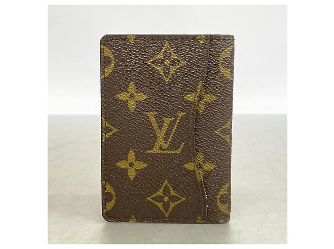 Louis Vuitton Monogram Organizer de Poche Card Case Marrone - vista 8