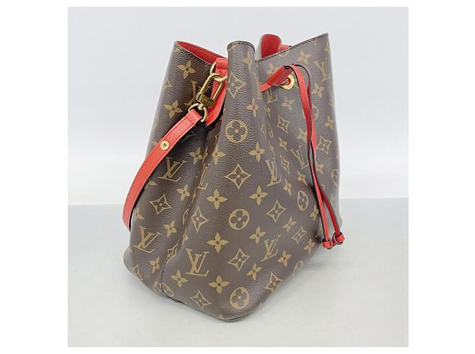 Néonoé Borsa a tracolla Louis Vuitton Monogram NeoNoe M44021 Marrone Rosso - vista 2