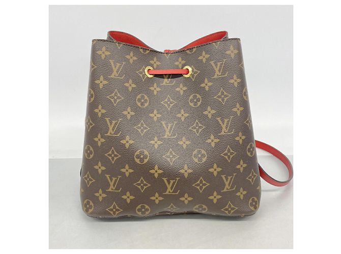 Néonoé Borsa a tracolla Louis Vuitton Monogram NeoNoe M44021 Marrone Rosso - vista 9