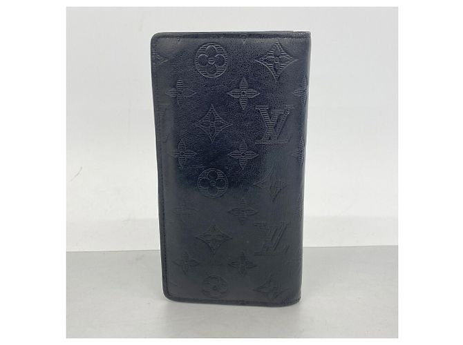 Louis Vuitton Monogram Shadow Portefeuille Brazza Long Wallet Nero - vista 6