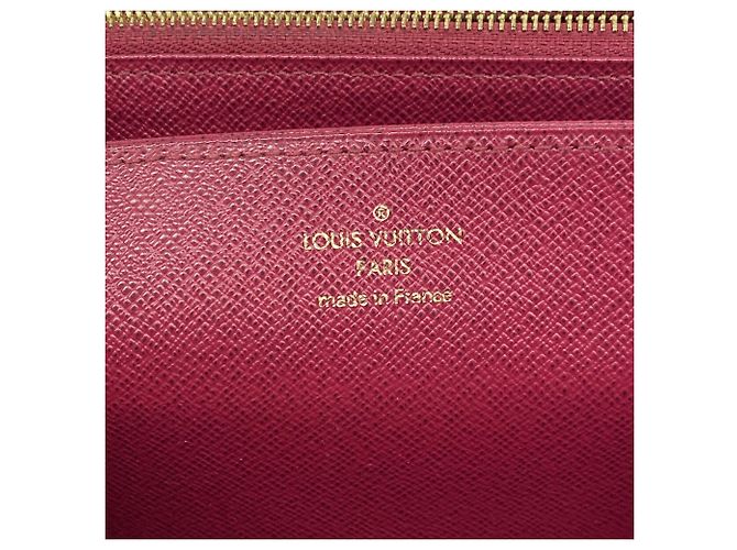 Portafoglio Zippy Monogram Louis Vuitton Marrone Fuschia - vista 4