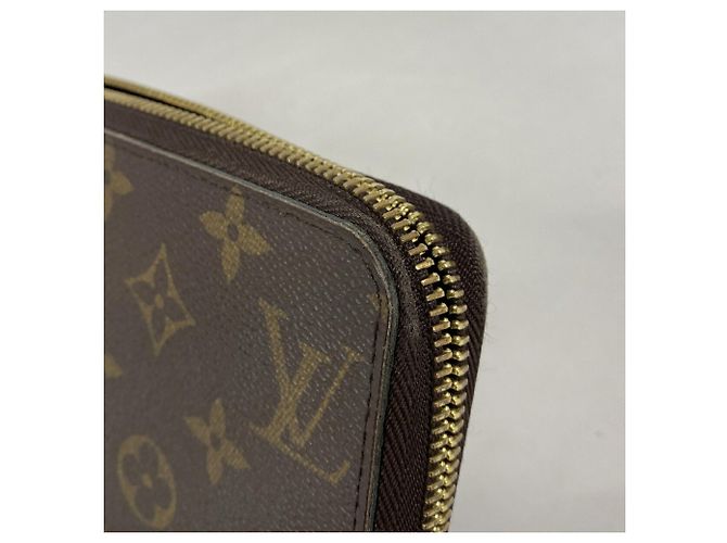 Portafoglio Zippy Monogram Louis Vuitton Marrone Fuschia - vista 6