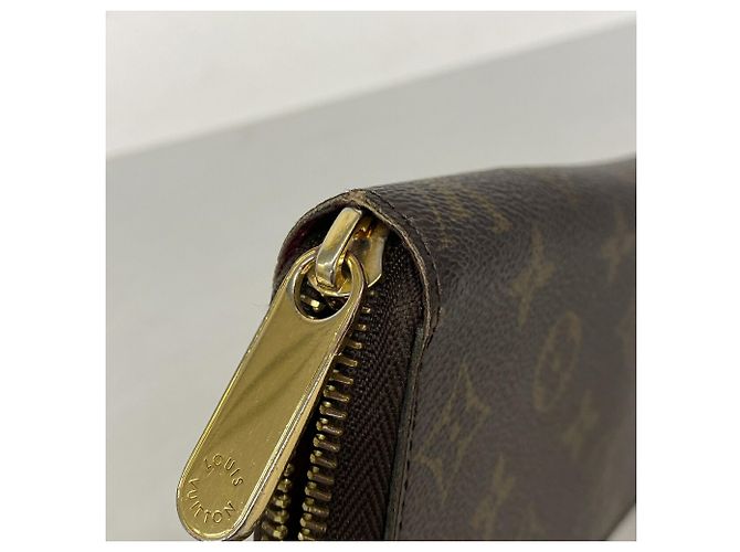 Portafoglio Zippy Monogram Louis Vuitton Marrone Fuschia - vista 7