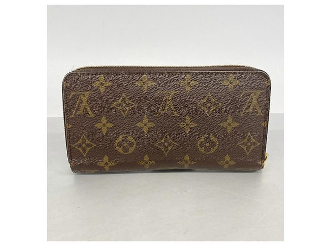 Portafoglio Zippy Monogram Louis Vuitton Marrone Fuschia - vista 9