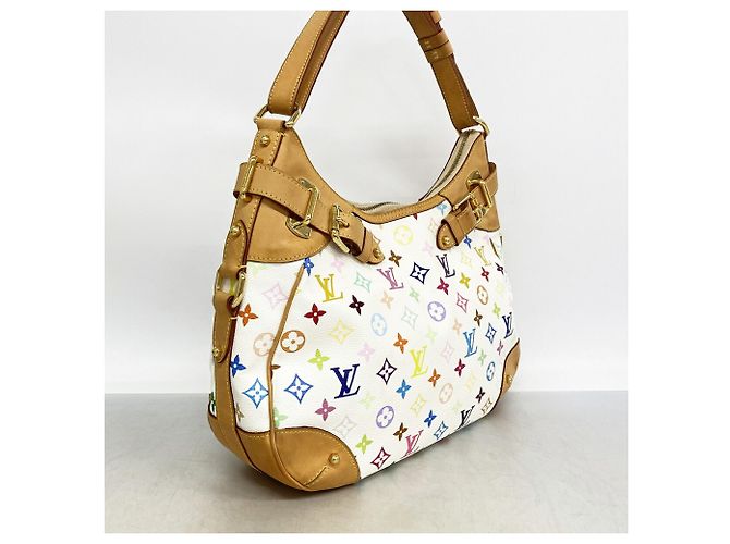 Louis Vuitton Monogram Multicolor Greta Schultertasche Weiß - Ansicht 2