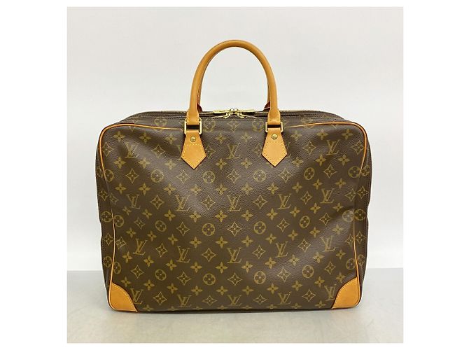 Louis Vuitton Monogram Portedocuments Voyage Handtasche Braun - Ansicht 12