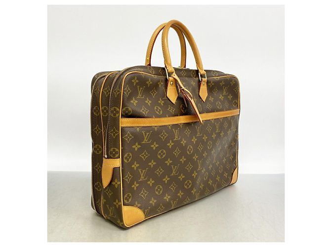 Louis Vuitton Monogram Portedocuments Voyage Handtasche Braun - Ansicht 2