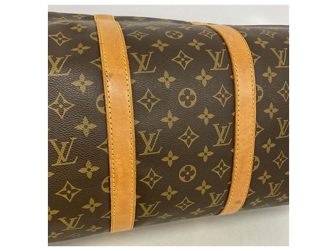 Keepall Bolsa Boston Louis Vuitton Marrom - vista 11