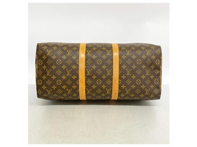Keepall Bolsa Boston Louis Vuitton Marrom - vista 3