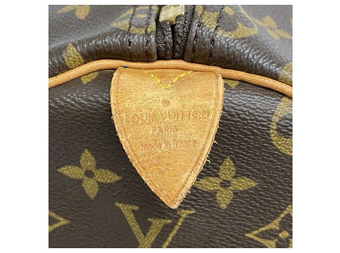 Keepall Bolsa Boston Louis Vuitton Marrom - vista 5