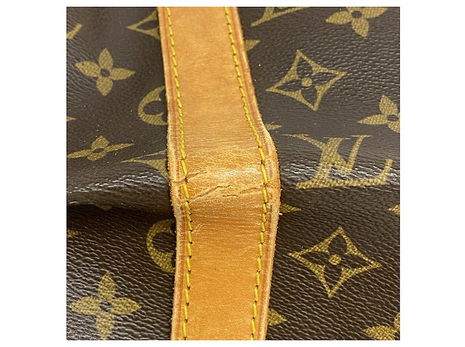 Keepall Bolsa Boston Louis Vuitton Marrom - vista 7
