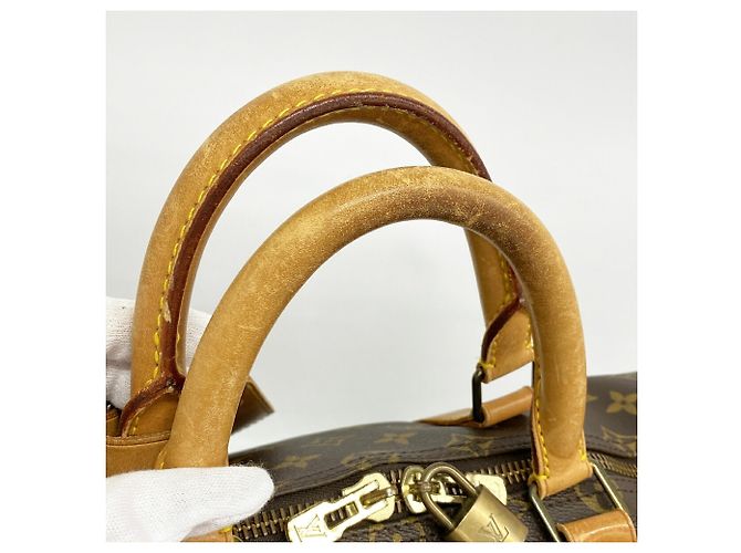 Keepall Bolsa Boston Louis Vuitton Marrom - vista 9
